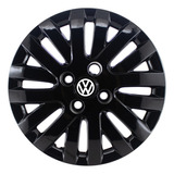 Tasa Vw Polo 1996 A 2009  Negra + Logo