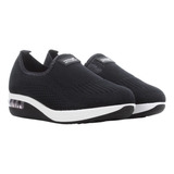 Tênis Modare Ultraconforto Preto Slip On M73