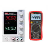 Combo Fuente Uni-t 0-30v 0-3a Utp3313tfl-ii + Tester Ut890c