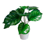 Planta Artificial Monstera + Maceta 