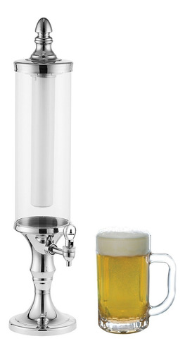 Torre Chopp Cerveja Gelada 2,5l Resfriador Iluminado Led