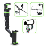 Suporte Celular Pra Moto Carro Bike Pedestal Violão Gps 360°