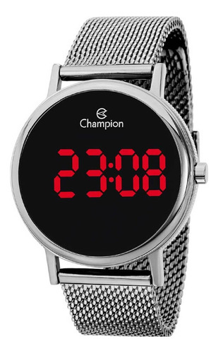 Relógio Feminino Champion Digital Ch40179t - Prata