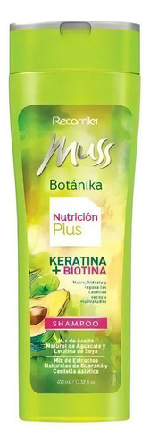 Shampoo Nutrición Muss Botanika - Ml - mL a $57