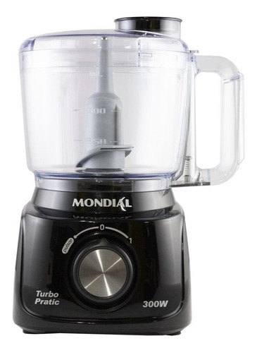 Mini Processador Mondial Turbo Pratic Mp-16-b 300w - 127v