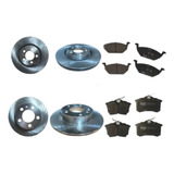 Kit Discos Freno Delantero Y Trasero + Balatas Golf Jetta A4