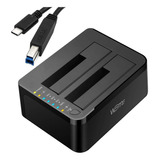 Estacion De Disco Duro, Usb C 3.0 A Sata/duplicador Ssd Hdd