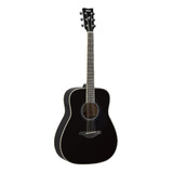 Guitarra Acústica Yamaha Transacoustic Fg-ta Para Diestros Black Brillante