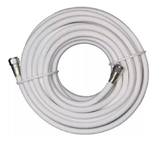 Cable Coaxial Rg6 15 Metros Armado Con Conectores Rg6 P / Tv