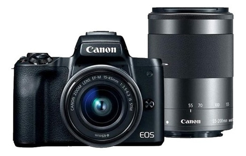 Canon Eos M50 Mark Ii Ef-m 15-45mm Ef-m 55-200 Is Stm Entreg