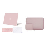 Estuche Y Funda Para Computadora Macbook Air 13  Rosa