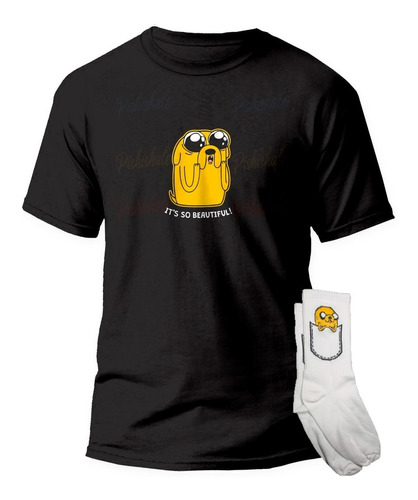 Playera Y Calcetas Jake El Perro Its So Beautiful Chibi Gym