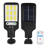 Lámpara Led De Poste 200w Energía Solar Luminaria Solar Jard