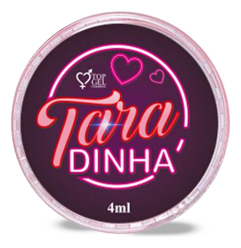 Pomada Taradinha Lubrificante Feminino Funcional 4g Top Gel