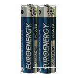 Pilas Alcalinas Euroenergy  Aaa Lr03 1.5v Tira 10 Unidades