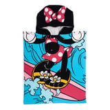 Poncho Infantil Piñata - Minnie Surf