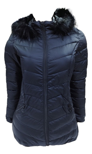 Parka O Chaqueta Larga De Dama Negras Impermeable Térmico