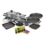 Combo Juego Bateria Cocina Tramontina Teflon Antiadherente