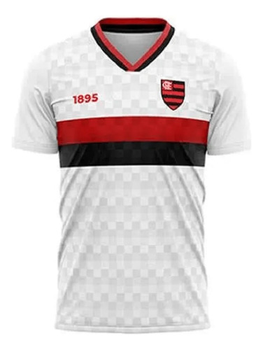 Camisa Braziline Flamengo Masculina - Branco
