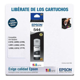 Tinta Epson 544 Negro Original  L3110 L1110 L3150 L5190 