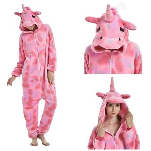 Pijama Disfraz Niño Y Adulto Unicornio Invierno Enteritos 4