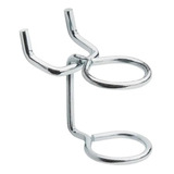 Soporte Con Doble Anillo Para Tablero Perforado - 7/8 10 Pzs