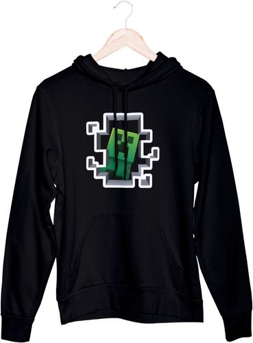 Poleron  Polera Minecraf Steve / Niño Y Adulto /  Gamer 5