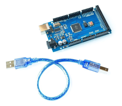 Placa Compatível Arduino Mega 2560 R3 Ch340g + Cabo