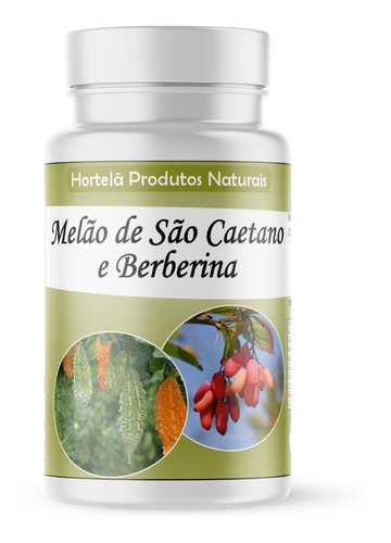 Melãozinho + Berberina ( 100% Natural ) Kit 12 Potes
