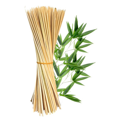 Palillos para botanas Multishopy Brochetas de 25cm beige - 1000 unidades | Meses sin interés