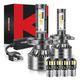 Kit De Faros Focos Led H4 Canbus Luz Alta Y Baja Para Ford