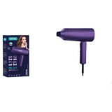 Secador De Pelo Portátil De Gran Potencia Plegable Color Violeta