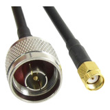 10 Metros Cable Coaxial Lmr195  N Macho Rp Sma Macho