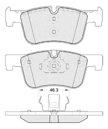 Pastillas Freno Para Bmw Serie 3 316d - 318d - 320d I 2011/ Foto 2