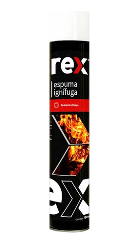 Espuma Ignífuga Expansiva Poliuretano 750ml Rex