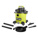 Aspiradora Inalambrica Ryobi 40v, 10 Gal, No Incl. Bat Y Car Color Verde