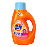 Tide Downy Detergente Jabón Liquido Ropa Con Suavizante 1.36