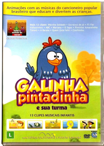 Dvd Galinha Pintadinha E Sua Turma Cancionero Popular Clipes