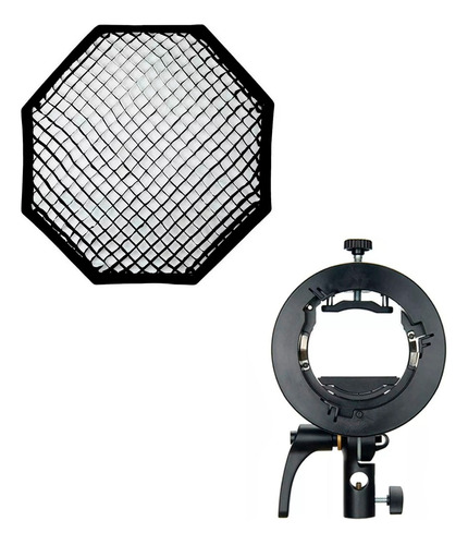 Softbox Octo Grilla 120cm Bowens Godox Visico O Flash Zapata