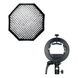 Softbox Octo Grilla 120cm Bowens Godox Visico O Flash Zapata