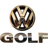 Par Emblemas Vw Golf A4 1999-2004 Cajuela Parrilla Mk4 