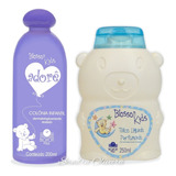 Colônia Kids Adorê 200ml + Talco Líquido 250ml Blosson Ville