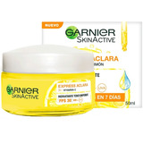 Crema Garnier Skin Active Aclara Vitamina C Limón Fps 30