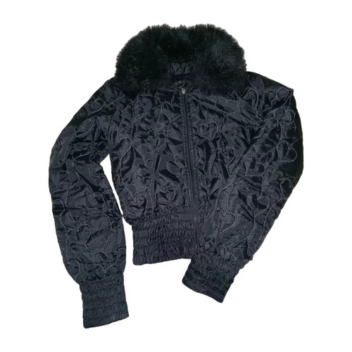 Campera Con Cuello Piel Allo Martinez