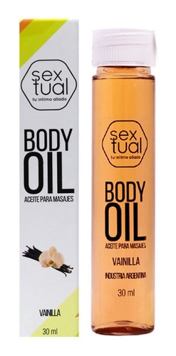 Aceite Para Masaje Saborizados Efecto Tibio Body Oil Sextual