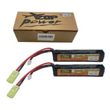 Pack 2 Bateria Lipo 11.1v 25c 1300mah Airsoft Paintball - 60