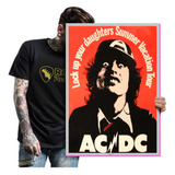 Presente Poster De Rock Acdc Tamanho A2 60x42cm 09