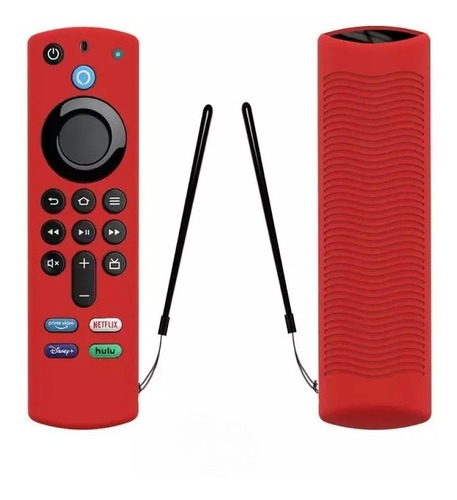 Capa De Silicone P/ Controle Amazon Fire Stick Tv 2021 Verm