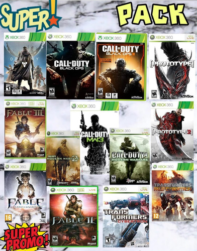 Paquete De 13 Juegos Xbox 360 Originales Online
