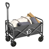 Carrito Plegable Para Paseo, Transporte, Picnic, Color Negro